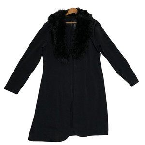 Bisou Bisou Ladies Coat with Removable Faux Fur Collar